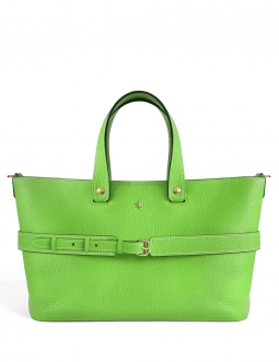 'Caravelle' Sac à main Cuir Nappa Pomme & Or