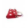 'Chantilly Pois' Nappa Leather handbag Red & Gold