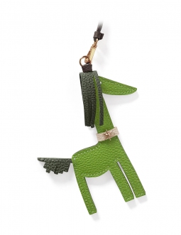 'Picpuce' Accessoire en Cuir Nappa Pomme & Or