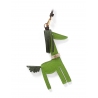 'Picpuce' Accessoire en Cuir Nappa Pomme & Or