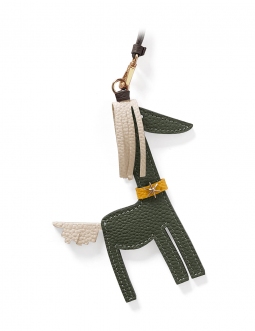 'Picpuce' Accessoire en Cuir Nappa Taïga & Or