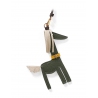 'Picpuce' Accessoire en Cuir Nappa Taïga & Or