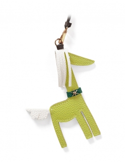 'Picpuce' Accessoire en Cuir Nappa Paille & Or