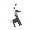 'Picpuce' Accessoire en Cuir Nappa Ardoise & Or