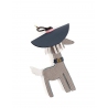 'Picpuce Premier' Accessoire en Cuir Nappa Perle & Or