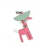 'Picpuce Premier' Accessoire en Cuir Nappa Rose & Or