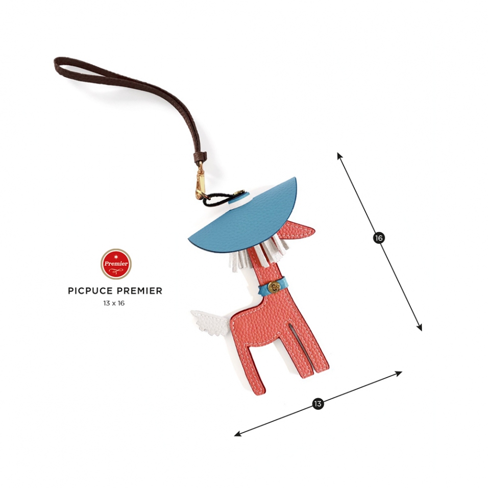 'Picpuce Premier' Accessoire en Cuir Nappa