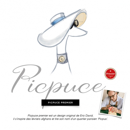 'Picpuce Premier' Accessoire en Cuir Nappa