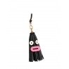 'Octopuce Mini' Accessoire en Cuir Nappa Ébène & Or