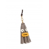 'Octopuce Mini' Accessoire en Cuir Nappa Tourterelle & Or