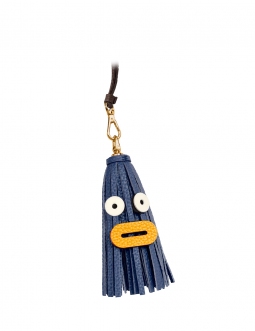 'Octopuce Mini' Accessoire en Cuir Nappa Marine & Or