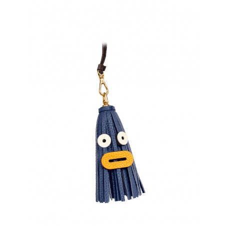 'Octopuce Mini' Accessoire en Cuir Nappa Marine & Or
