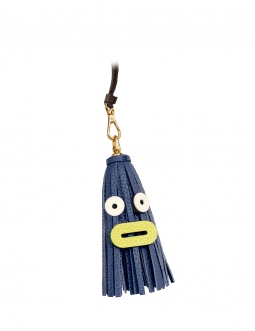 'Octopuce Mini' Accessoire en Cuir Nappa Marine & Or