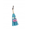 'Octopuce Mini' Accessoire en Cuir Nappa Azur & Or