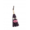 'Octopuce Mini' Accessoire en Cuir Nappa Cassis & Or