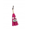 'Octopuce Mini' Accessoire en Cuir Nappa Fuchsia & Or