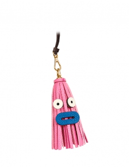 'Octopuce Mini' Accessoire en Cuir Nappa Rose & Or