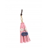 'Octopuce Mini' Accessoire en Cuir Nappa Rose Poudré & Or