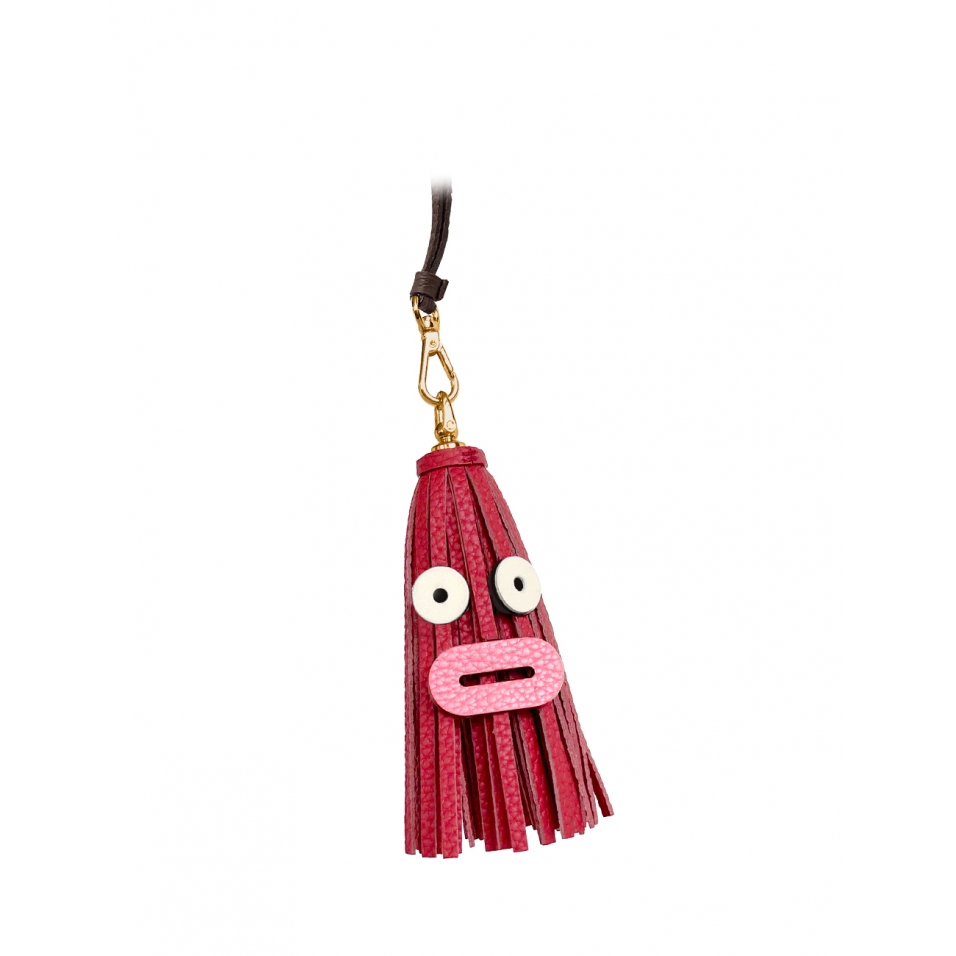 'Octopuce Mini' Accessoire en Cuir Nappa Écrevisse & Or