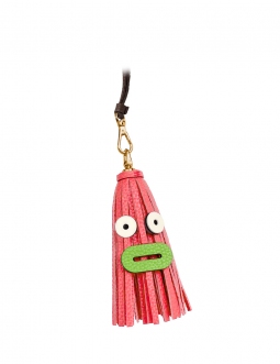 'Octopuce Mini' Accessoire en Cuir Nappa Pastèque & Or
