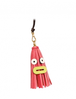 'Octopuce Mini' Accessoire en Cuir Nappa Pastèque & Or