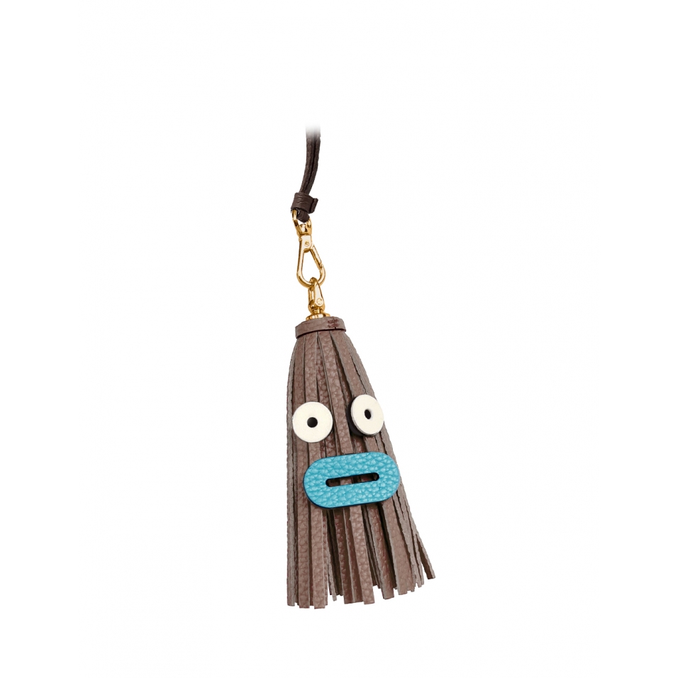 'Octopuce Mini' Accessoire en Cuir Nappa Volcan & Or