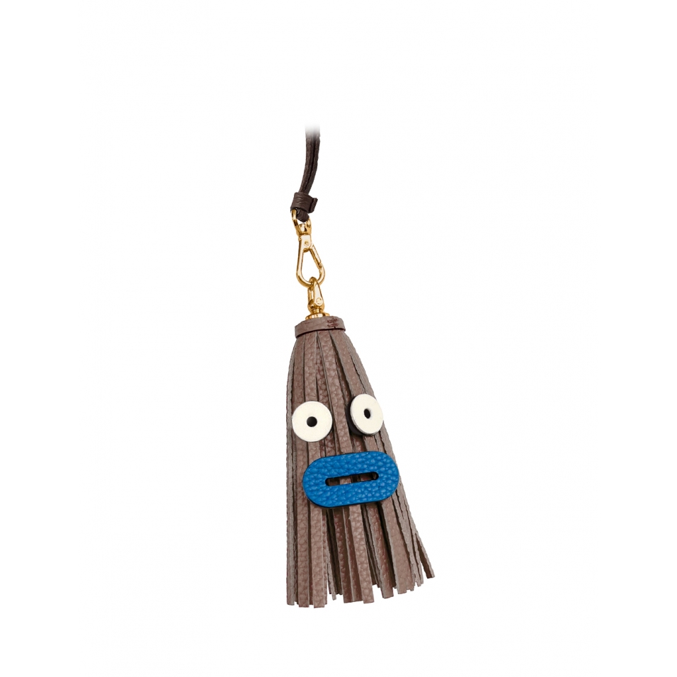 'Octopuce Mini' Accessoire en Cuir Nappa Volcan & Or