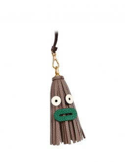 'Octopuce Mini' Accessoire en Cuir Nappa Volcan & Or