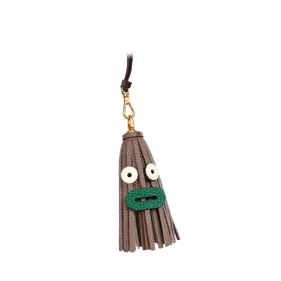 'Octopuce Mini' Accessoire en Cuir Nappa Volcan & Or