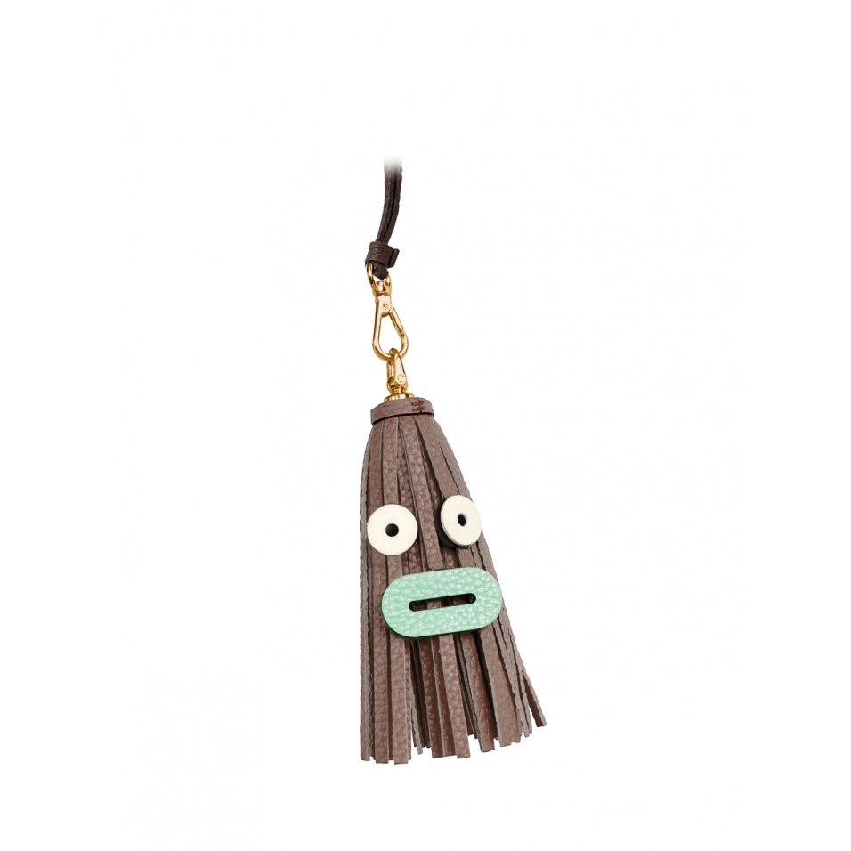 'Octopuce Mini' Accessoire en Cuir Nappa Volcan & Or