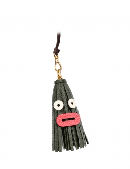 'Octopuce Mini' Accessoire en Cuir Nappa Taïga & Or