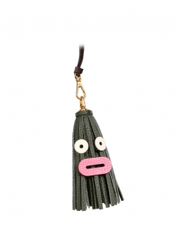 'Octopuce Mini' Accessoire en Cuir Nappa Taïga & Or