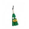 'Octopuce Mini' Accessoire en Cuir Nappa Lagon & Or