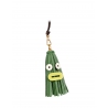 'Octopuce Mini' Accessoire en Cuir Nappa Asperge & Or