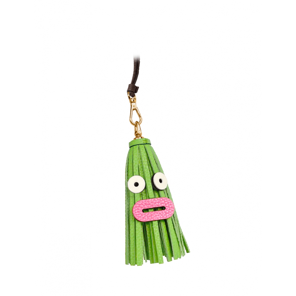 'Octopuce Mini' Accessoire en Cuir Nappa Pomme & Or