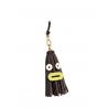 'Octopuce Mini' Accessoire en Cuir Nappa Chocolat  & Or