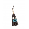 'Octopuce Mini' Accessoire en Cuir Nappa Chocolat  & Or