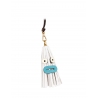 'Octopuce Mini' Accessoire en Cuir Nappa Neige & Or