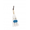 'Octopuce Mini' Accessoire en Cuir Nappa Neige & Or