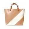 'Batignolles Duo' Sac Cabas Cuir Nappa Dijon et Or