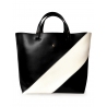 'Batignolles Duo' Sac Cabas Cuir Nappa Ébène et Or