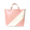 'Batignolles Duo' Sac Cabas Cuir Nappa Rose poudré et Or