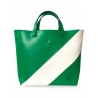 'Batignolles Duo' Sac Cabas Cuir Nappa Lagon et Or