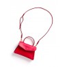 'Chantilly Soie' Sac à main Cuir Écrevisse & Or