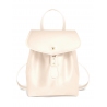 'Fontainebleau' Sac à dos Cuir Crème & Or