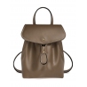 'Fontainebleau' Sac à dos Cuir Grizzli & Or
