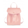 'Fontainebleau' Leather Backpack Light Pink & Gold