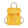 'Fontainebleau' Leather Backpack Yellow & Gold