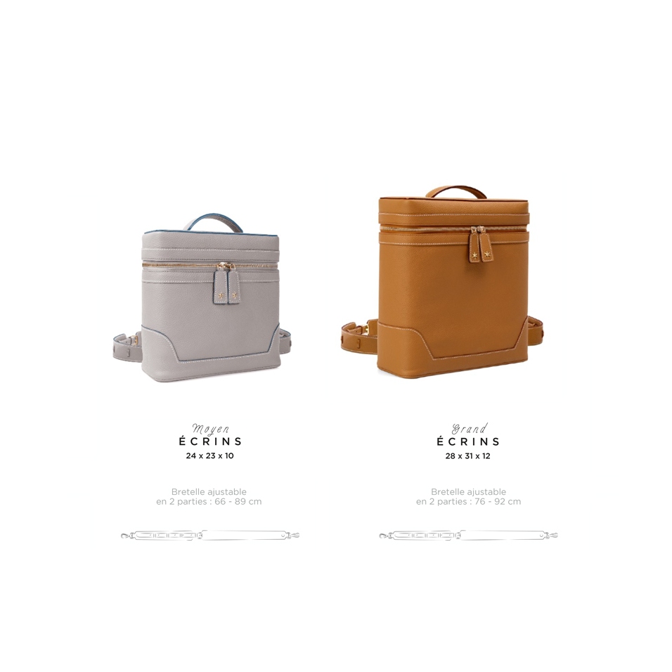 Écrins genuine leather backpack
