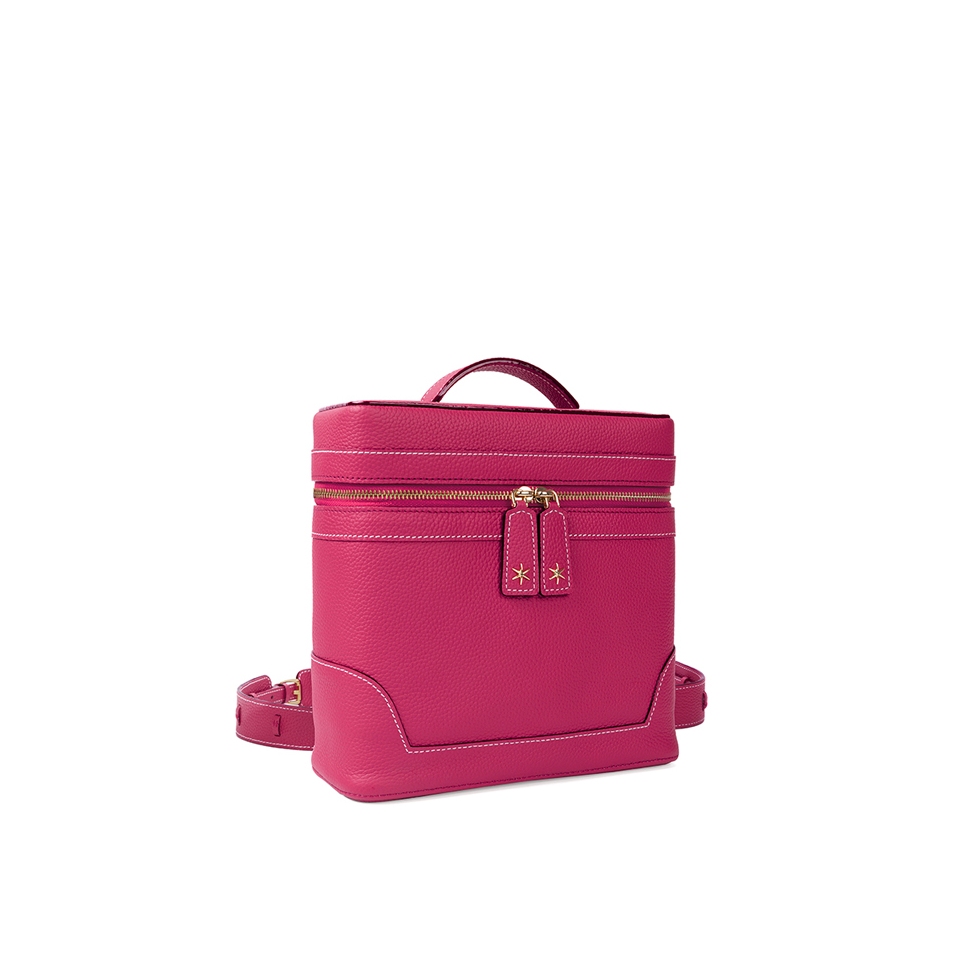 'Écrins' Nappa Leather backpack Pink & Gold